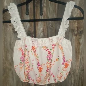 Floral blouse tank top from Forever 21 in size S